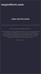 Mobile Screenshot of myproform.com