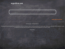 Tablet Screenshot of myproform.com